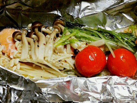 鮭のホイル焼き